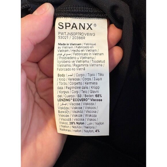 SPANX Kick Flare the Perfect Pants High-Rise Black Ponte Shaping Pull-On Small - Picture 12 of 14